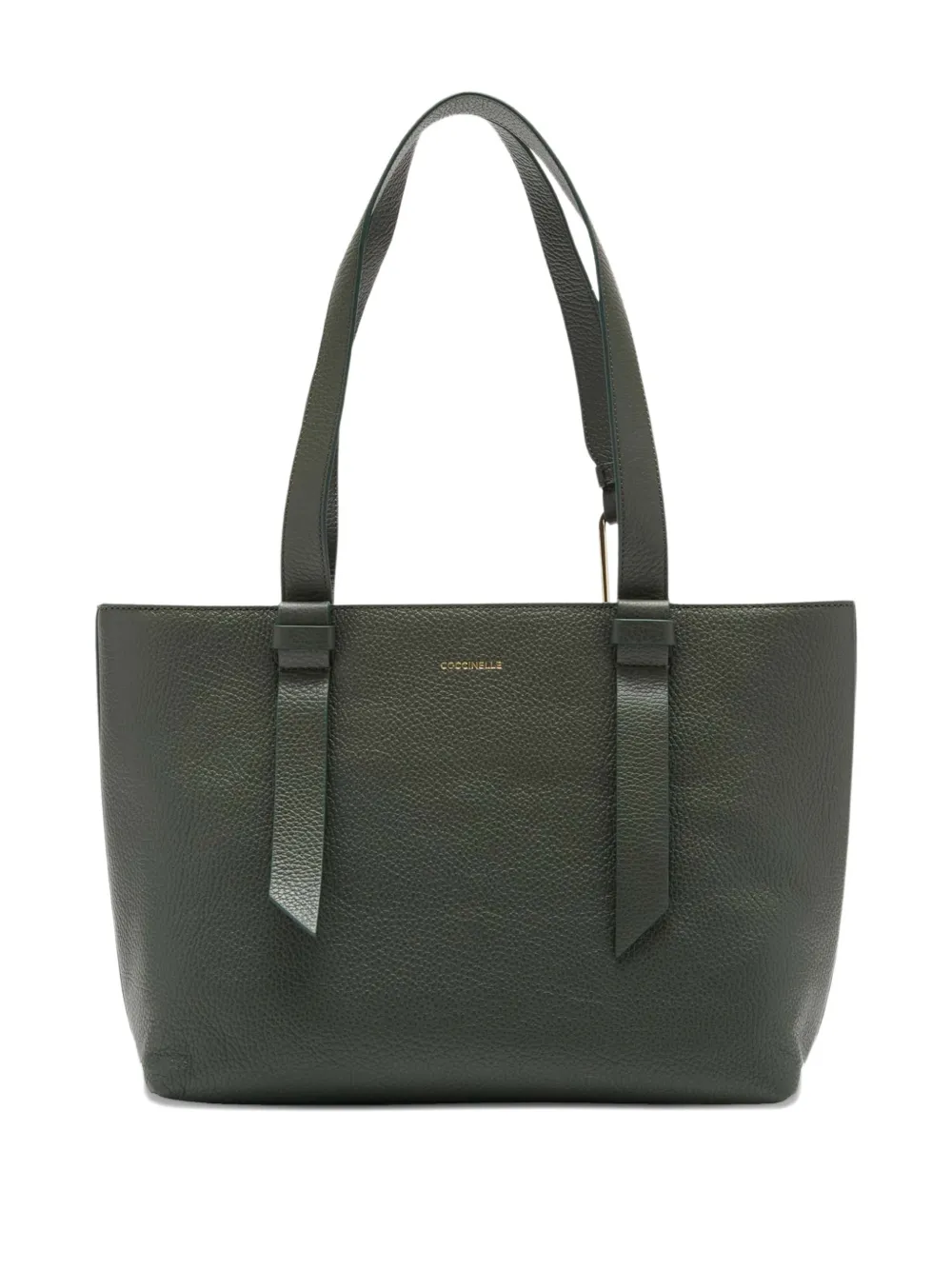Coccinelle Malory textured tote bag - Verde