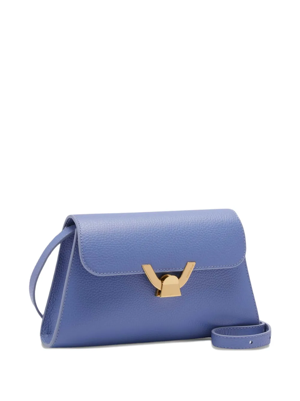 Coccinelle Dew leather shoulder bag - Blauw