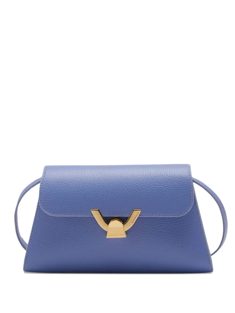 Coccinelle Dew leather shoulder bag - Blu