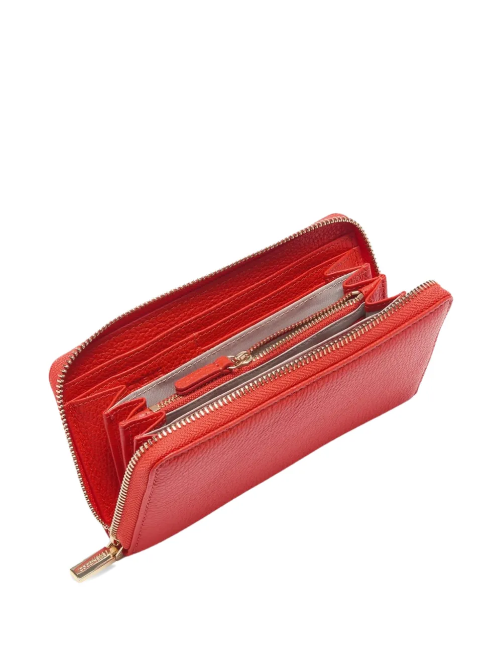 Coccinelle leather zip wallet - Rood