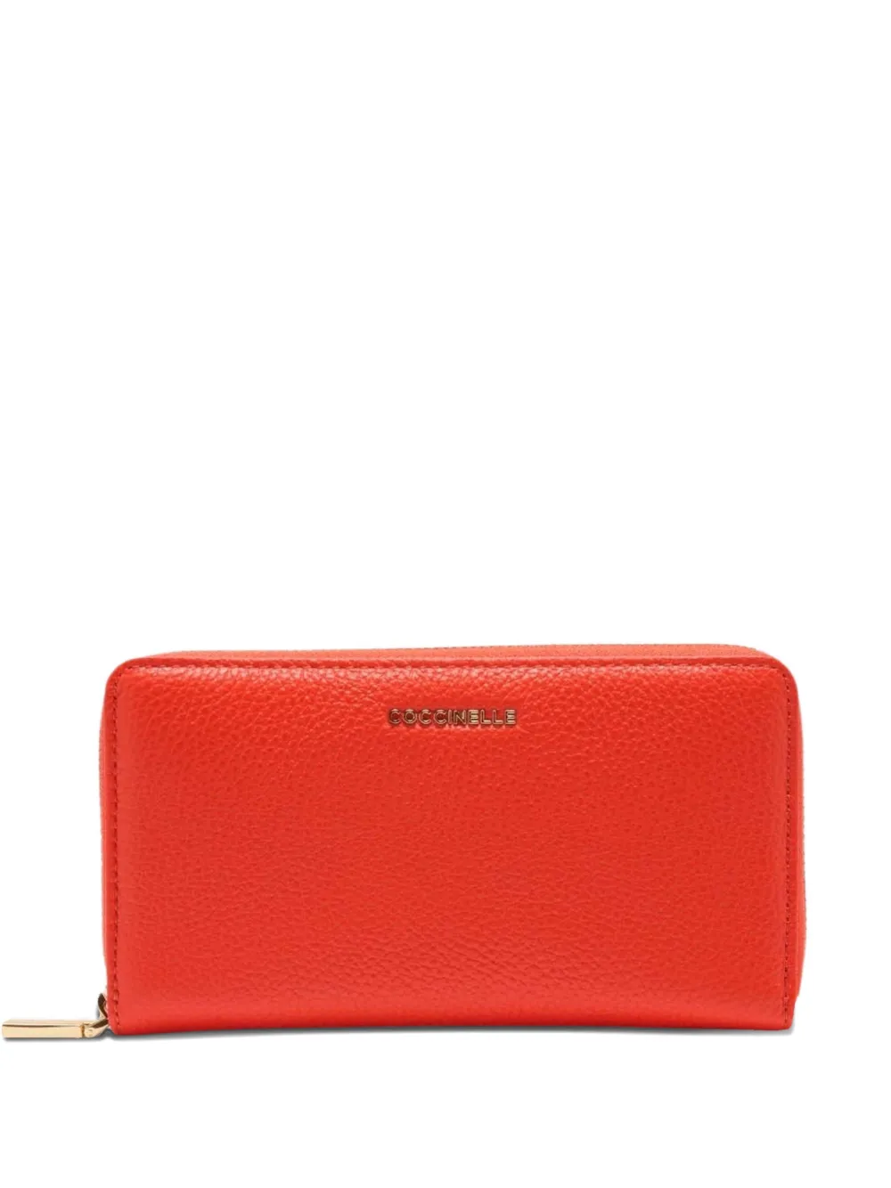 Coccinelle leather zip wallet - Rot