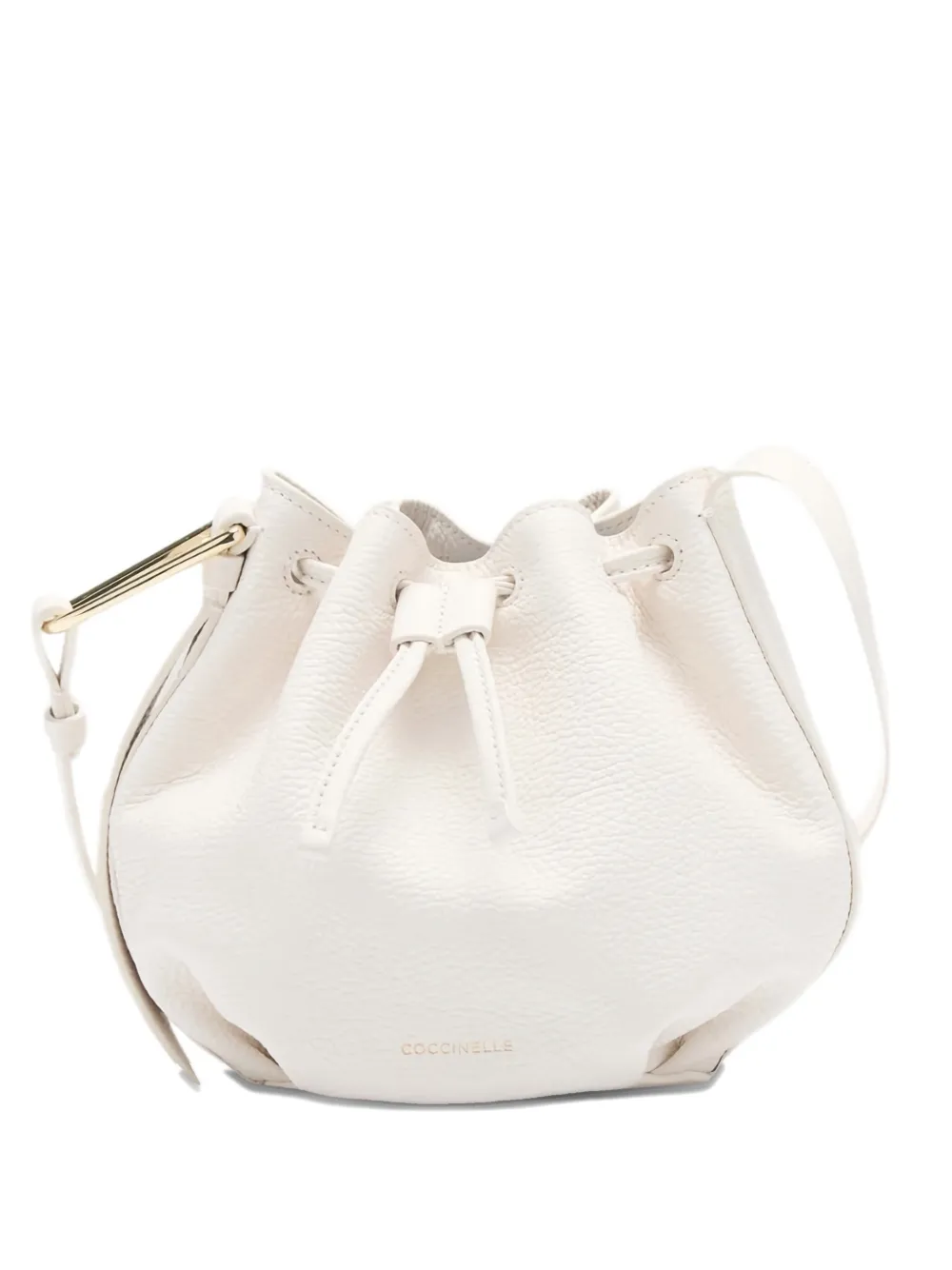 Coccinelle drawstring-fastening bucket bag - Bianco
