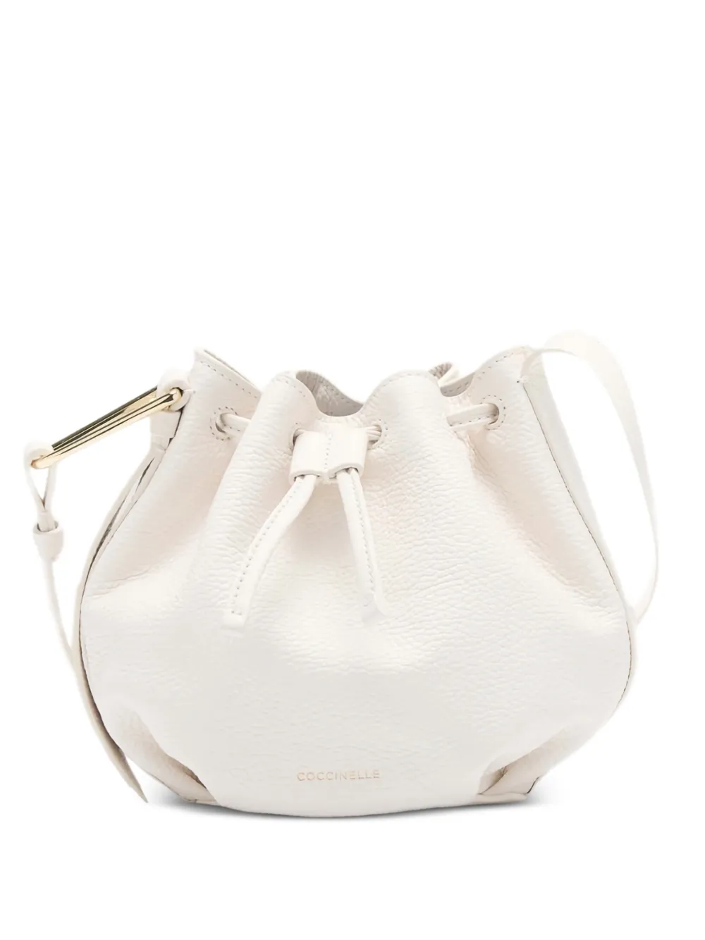 Coccinelle drawstring-fastening bucket bag - Weiß