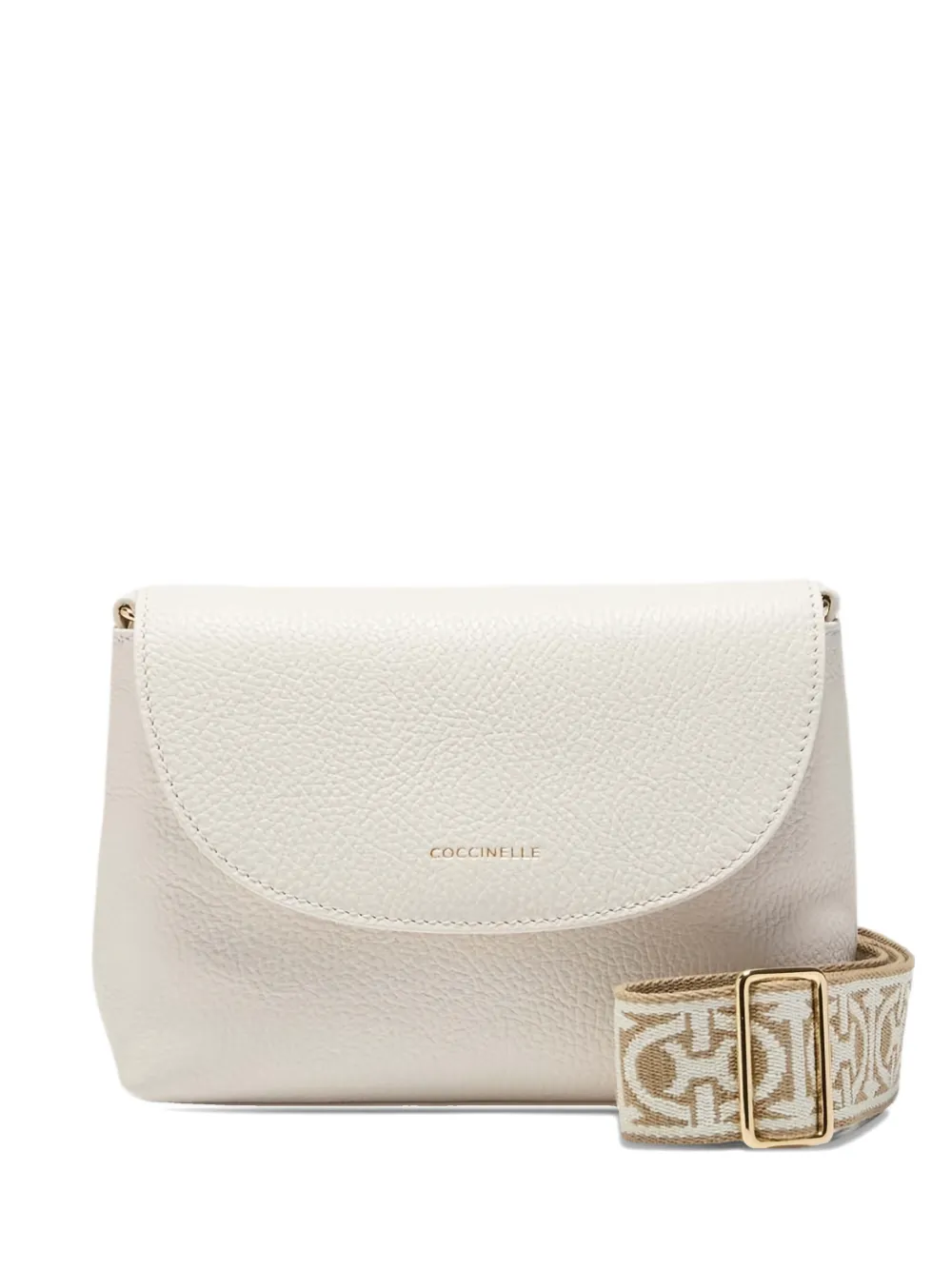 Coccinelle monogram paulina shoulder bag - Bianco
