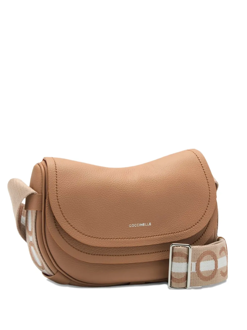 Coccinelle logo tape raquel cross body bag - Marrone