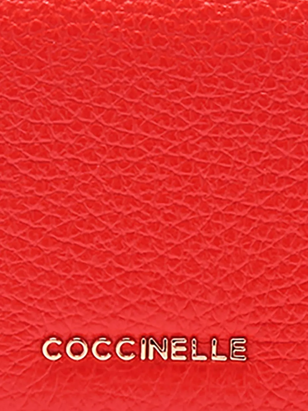  Coccinelle Metallic Flap Wallet - Red 