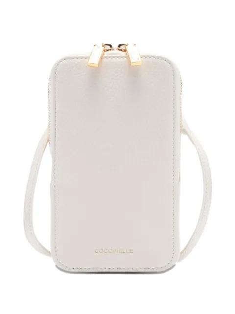 Coccinelle adjustable strap zip phone bag