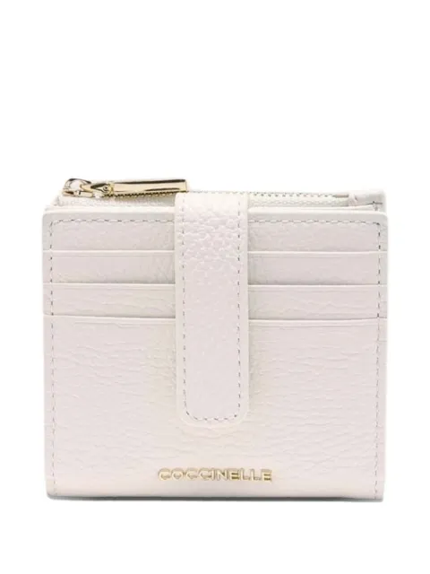 Coccinelle metallic logo wallet