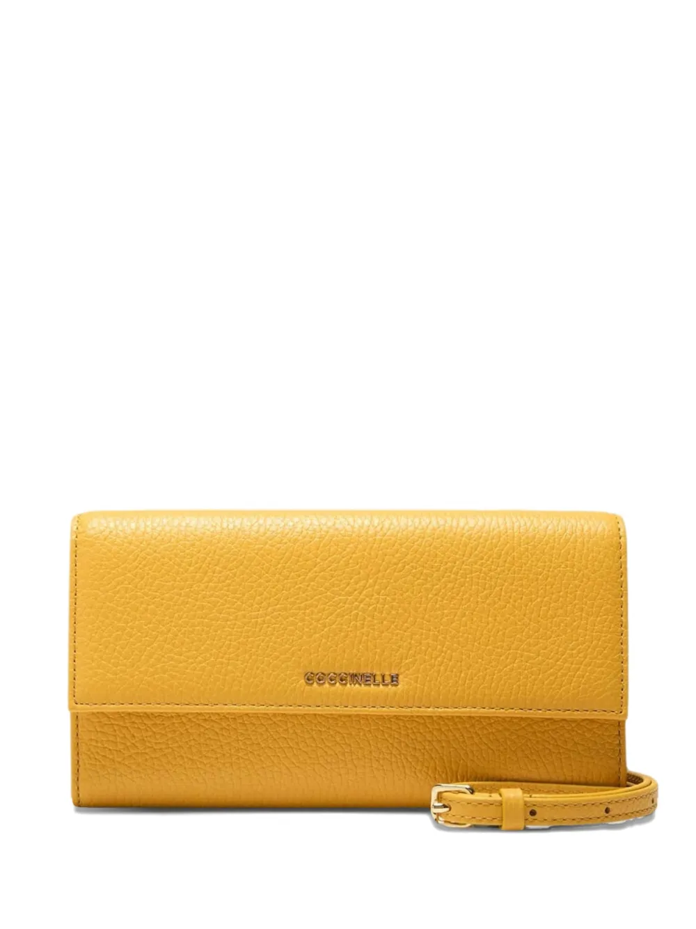 Coccinelle metallic wallet - Giallo
