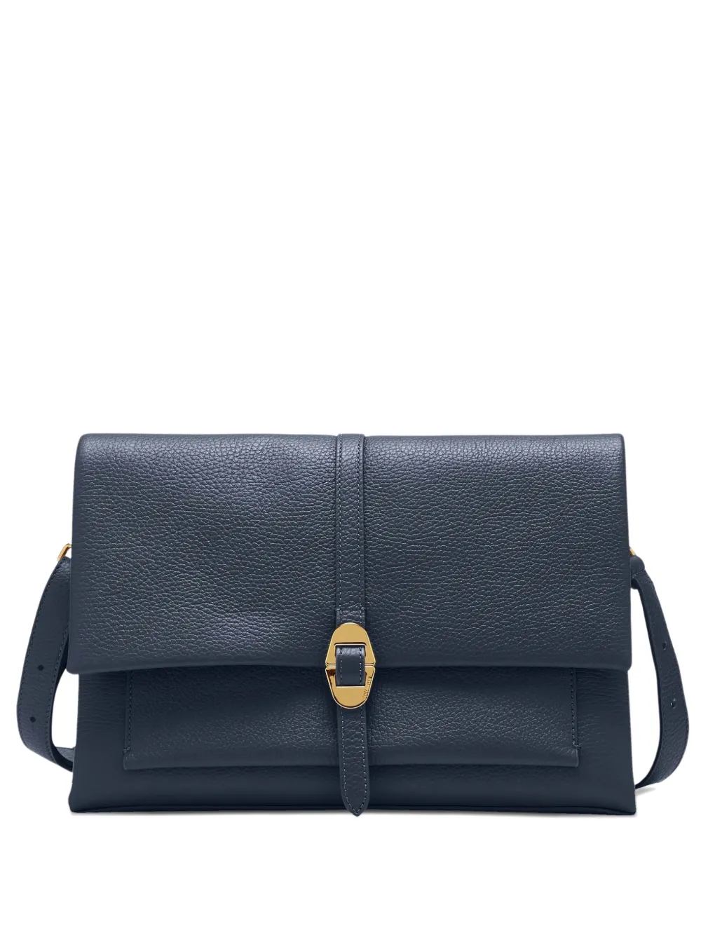 Coccinelle flap dorian shoulder bag - Blu