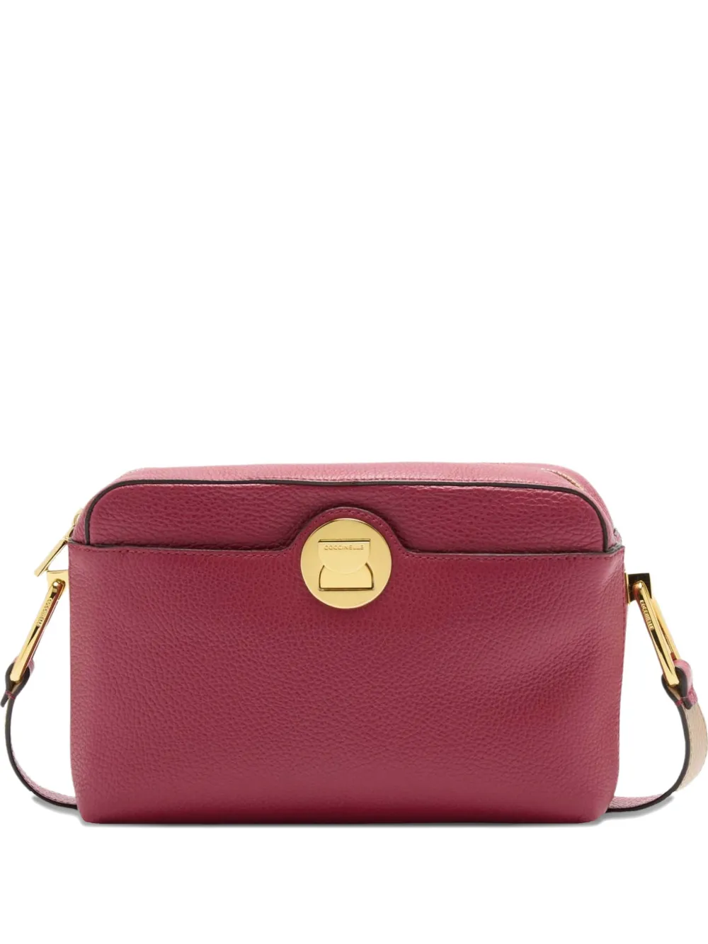 Coccinelle Liya metal shoulder bag - Rosso