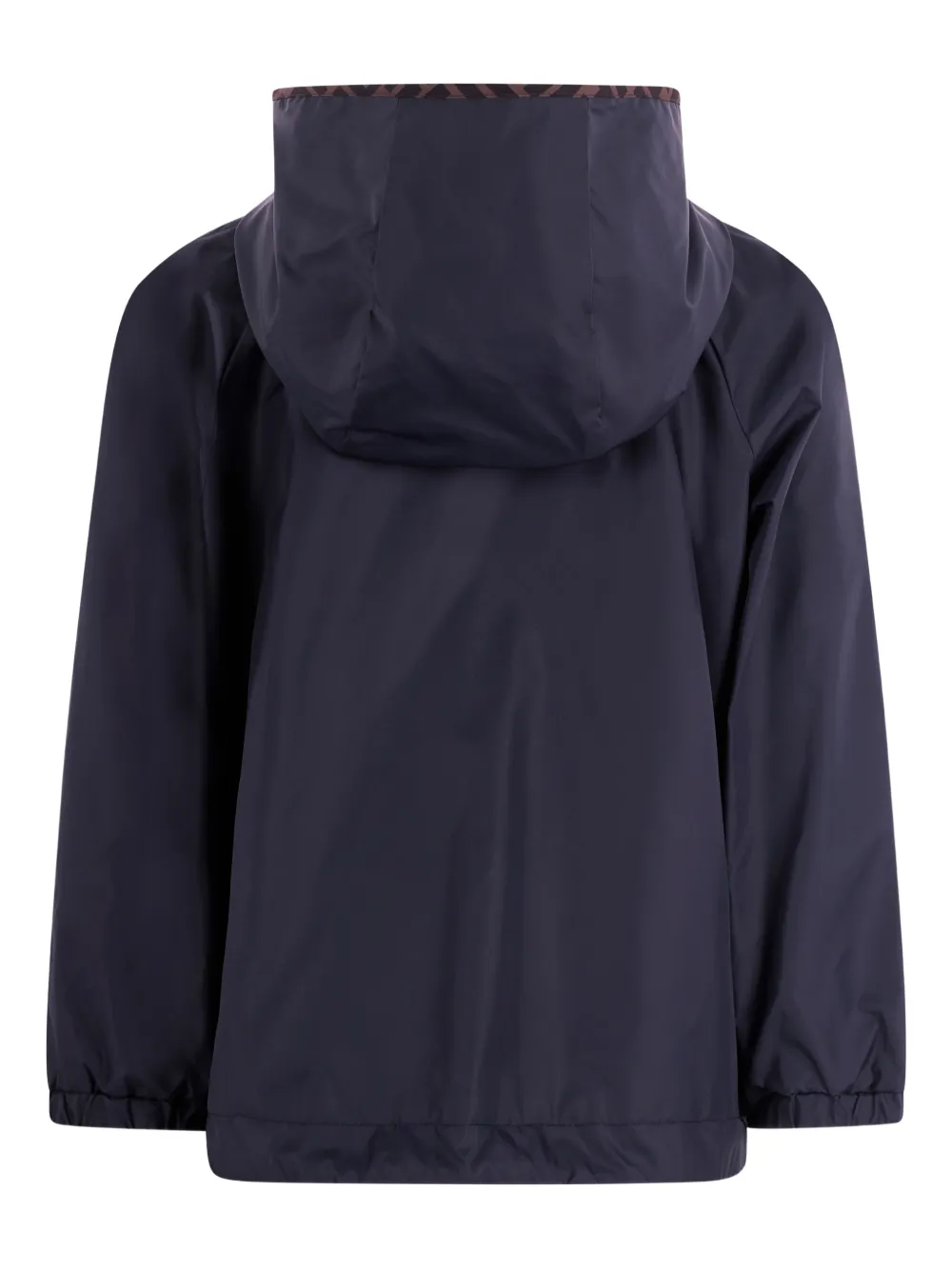  Fendi Kids Logo-patch Hooded Jacket - Blue 