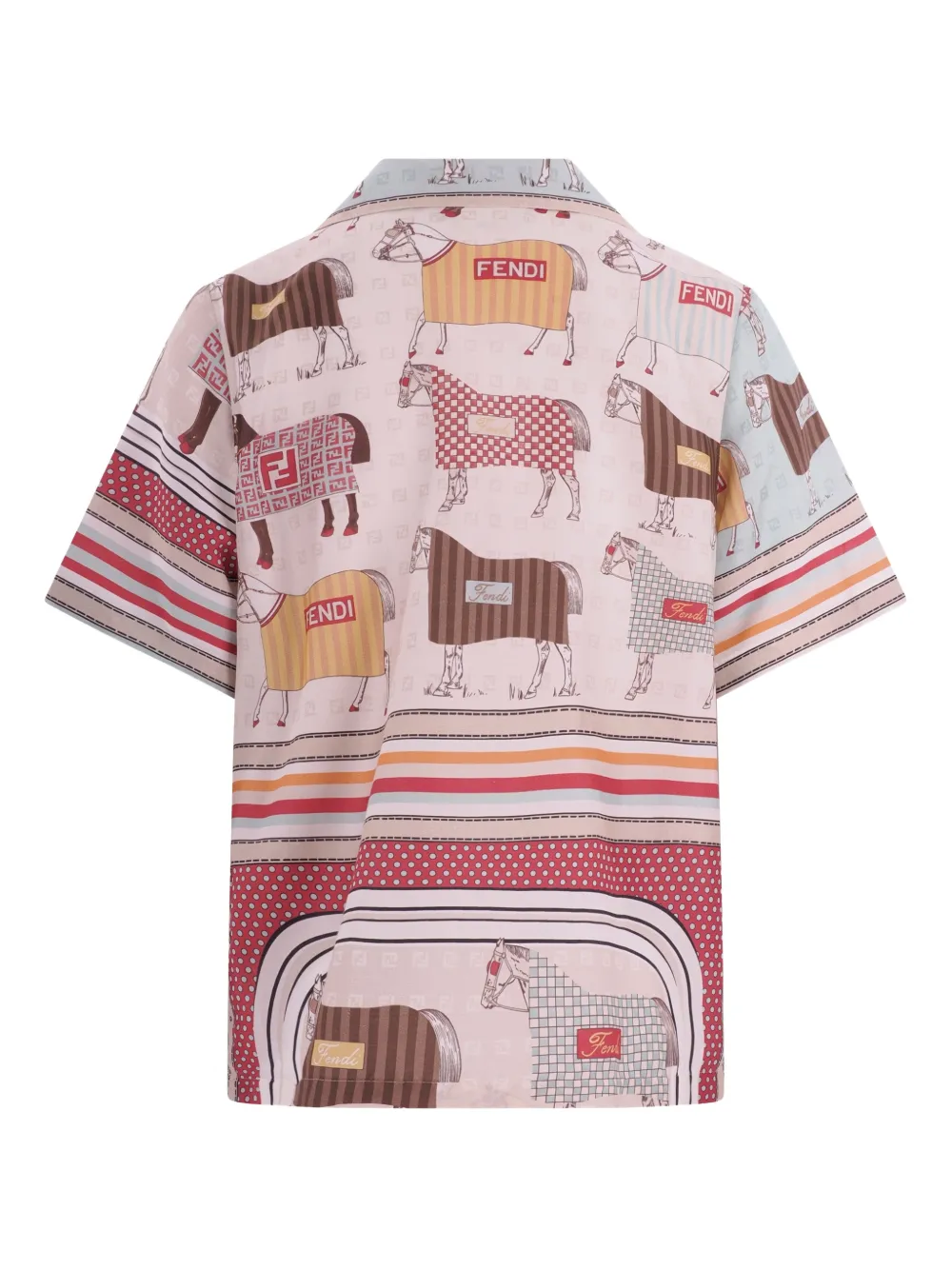 Horse-Print Top