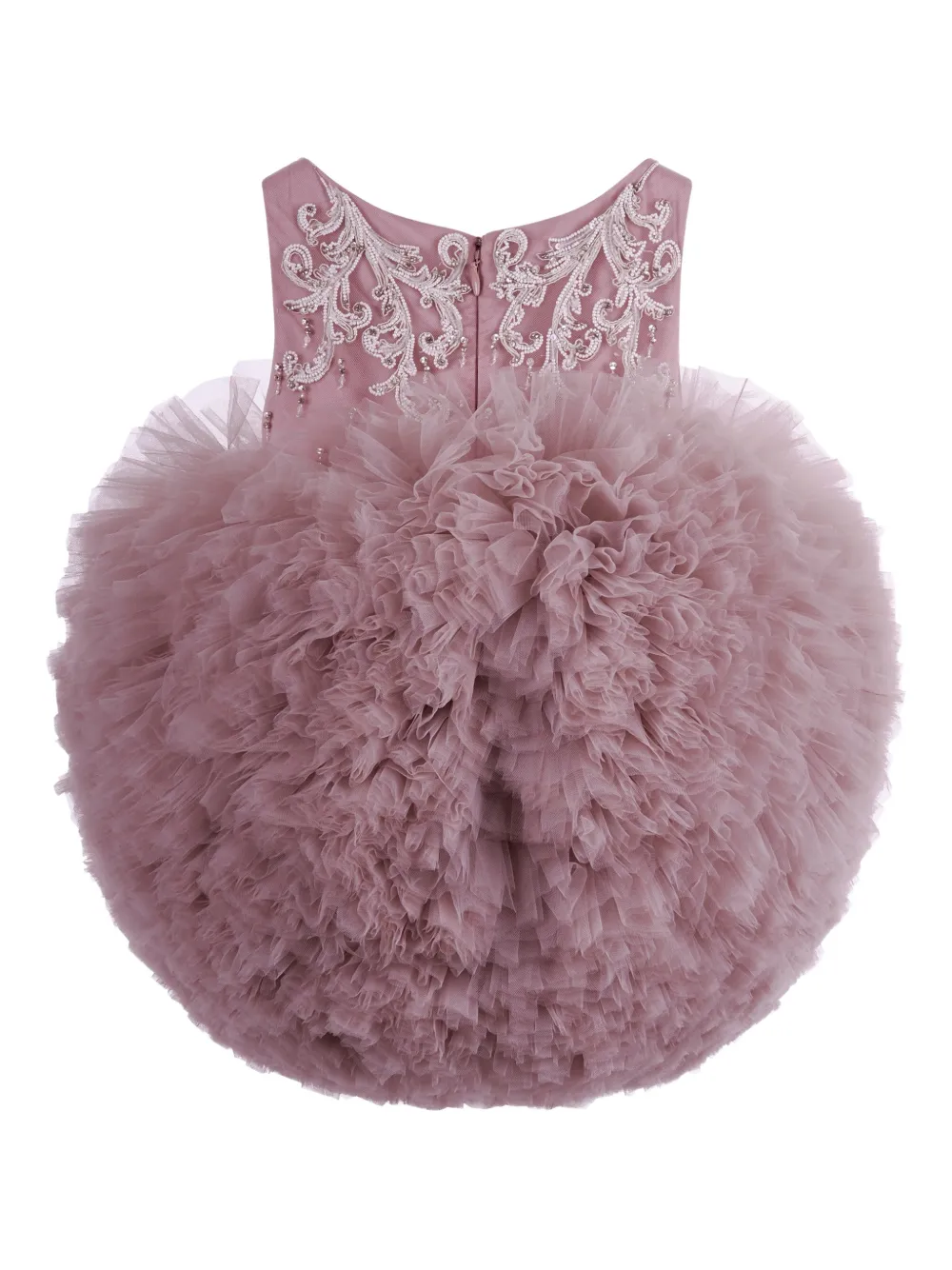 MAISON AVA Pomme ruffled dress - Roze