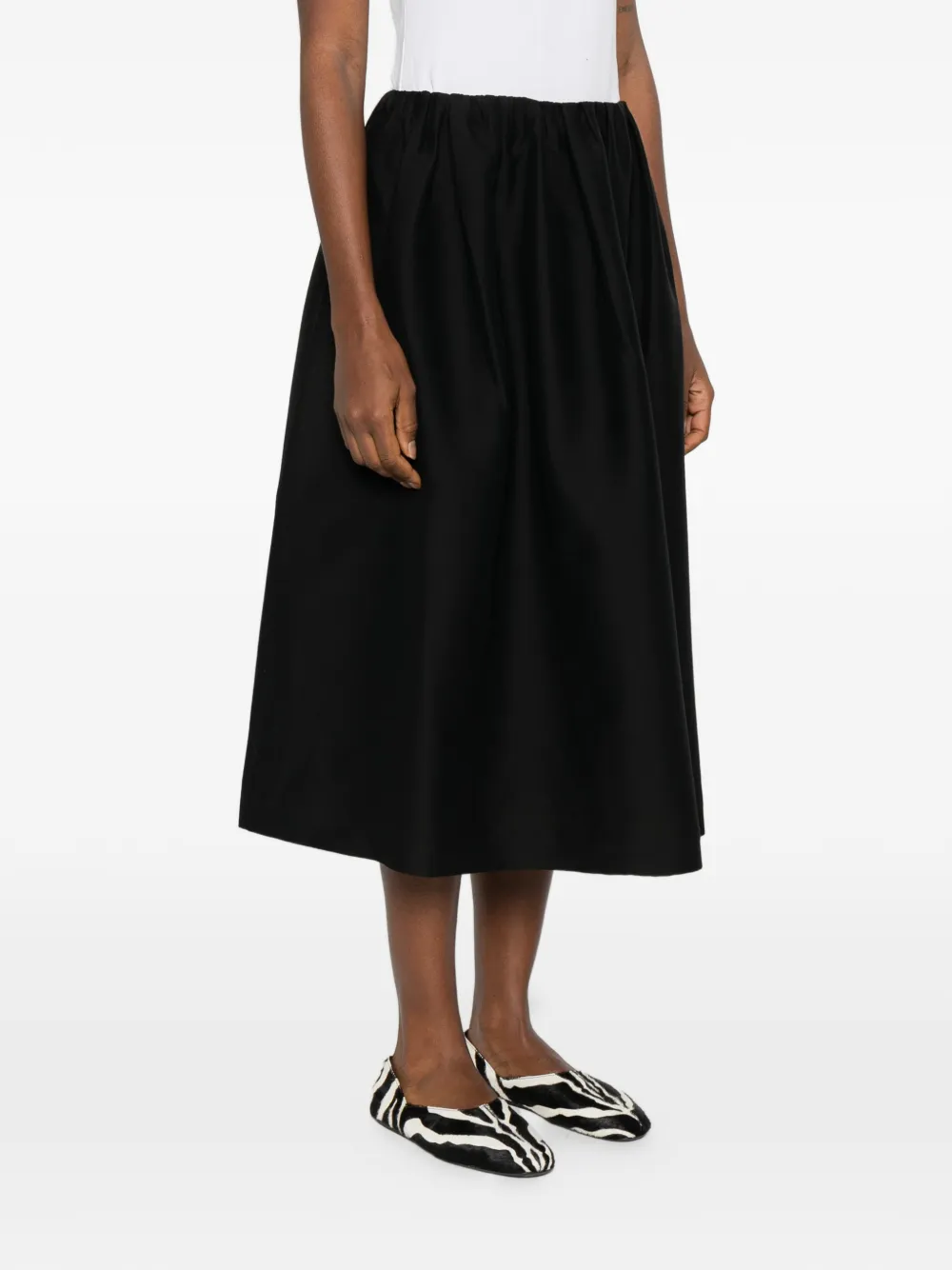  Toteme Zip-fastening Midi Skirt - Black 