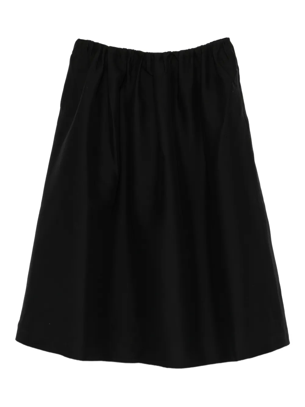 TOTEME zip-fastening midi skirt - Schwarz