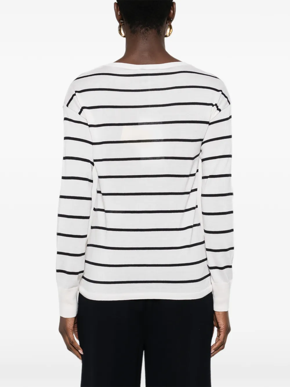 Max Mara Gestreepte trui Wit