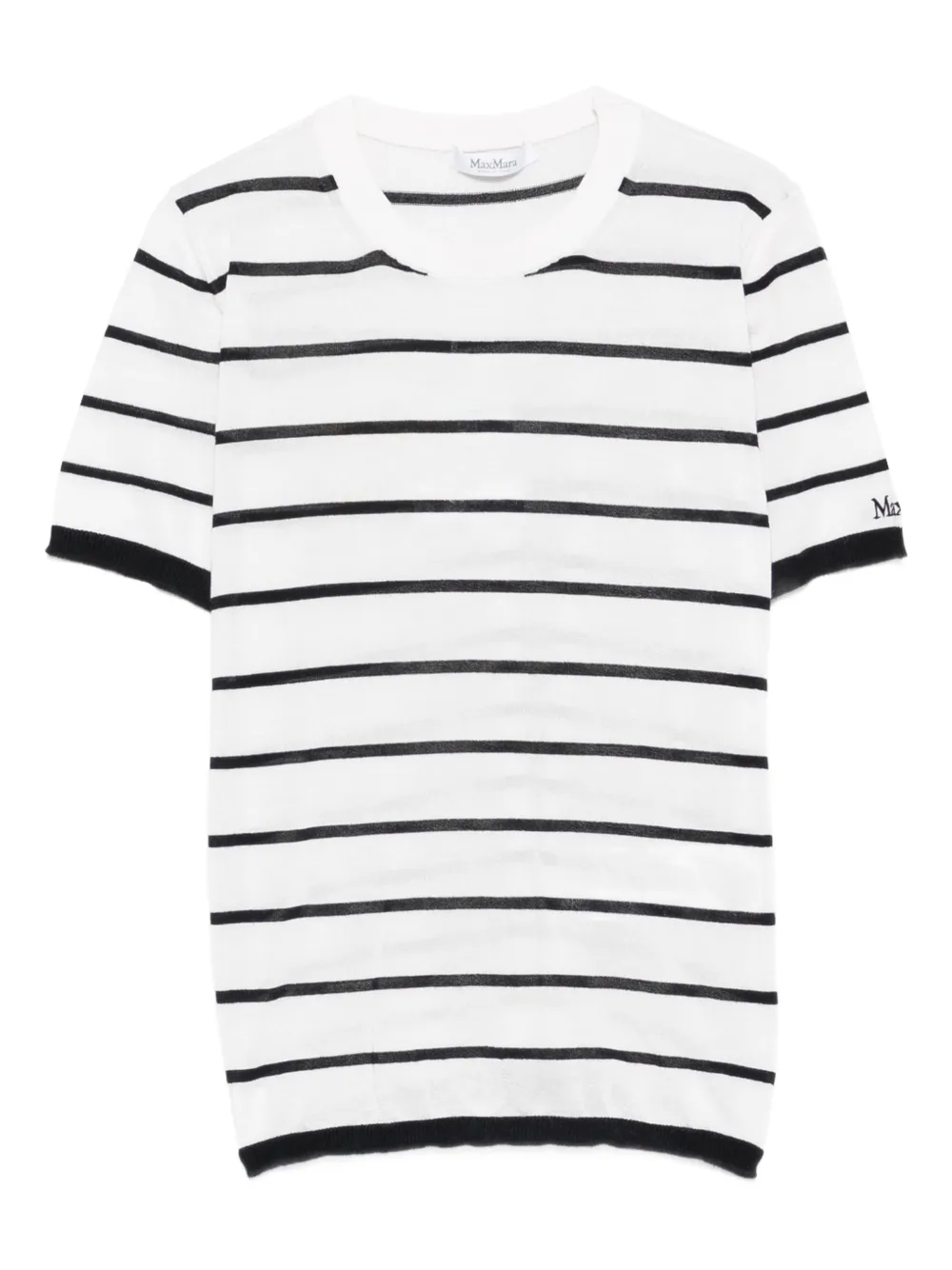 Max Mara striped T-shirt - Weiß