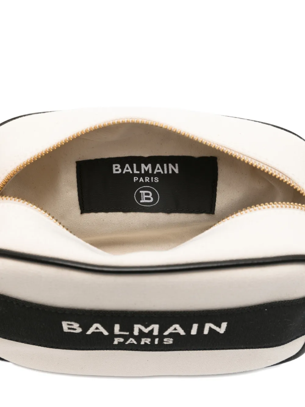 ☆*様 BALMAIN 正規品 新品　ロゴ ボディバッグ　ウエストポーチ　モノグ Balmain Kids Logo Cross Body Bag | Neutrals | FARFETCH