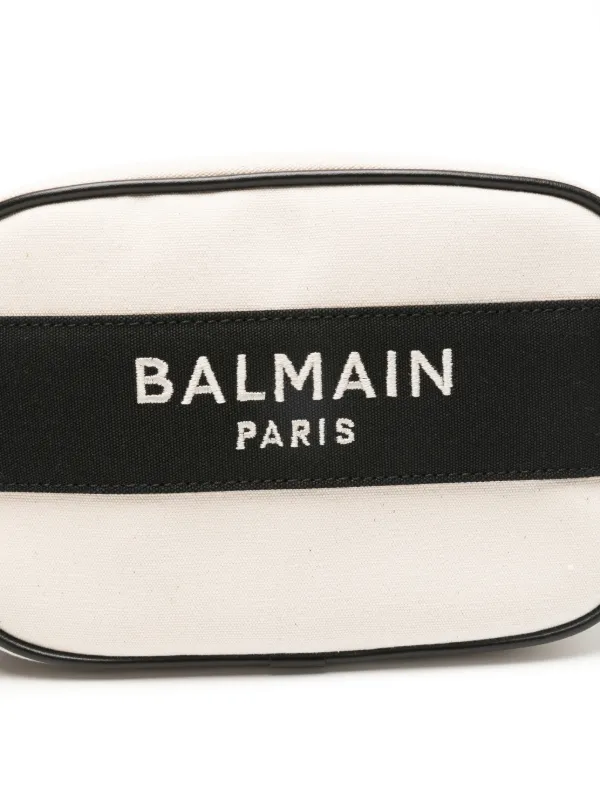 ☆*様 BALMAIN 正規品 新品　ロゴ ボディバッグ　ウエストポーチ　モノグ Balmain Kids Logo Cross Body Bag | Neutrals | FARFETCH