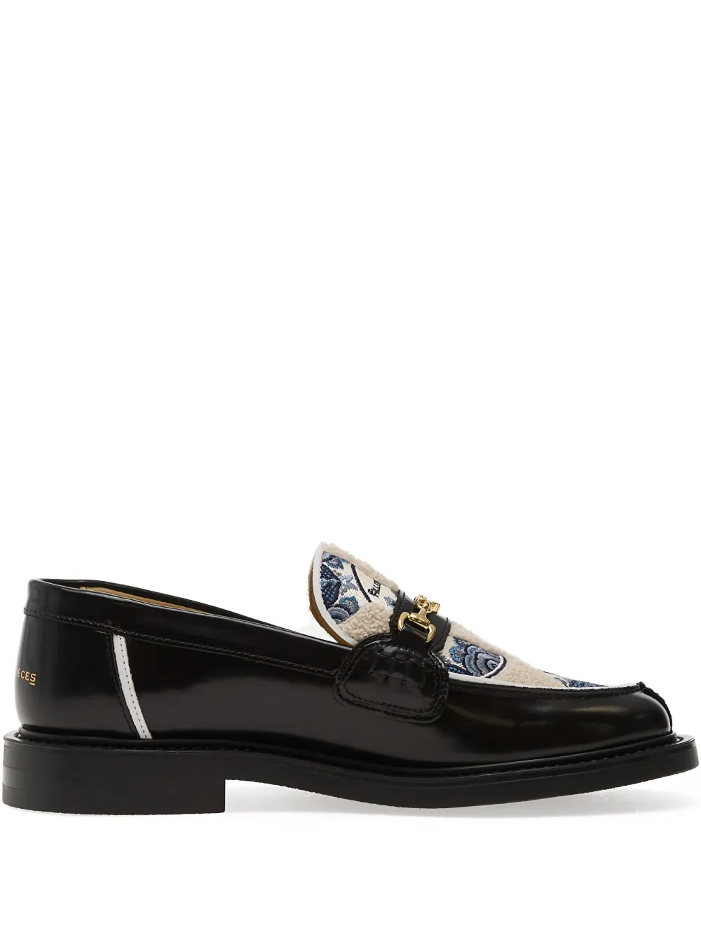 Filling Pieces patterned loafers | Black | Image 1