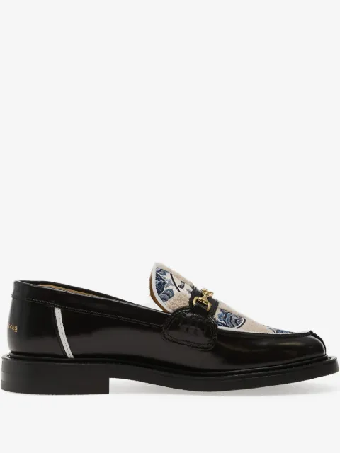 Filling Pieces patterned loafers