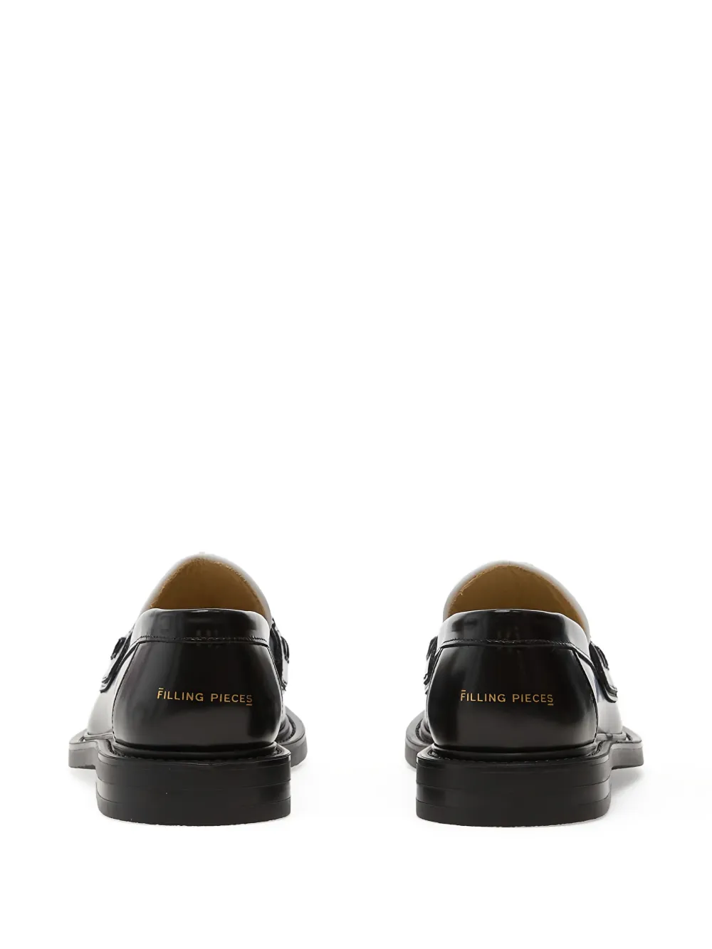 Filling Pieces Loafers met patroon Zwart