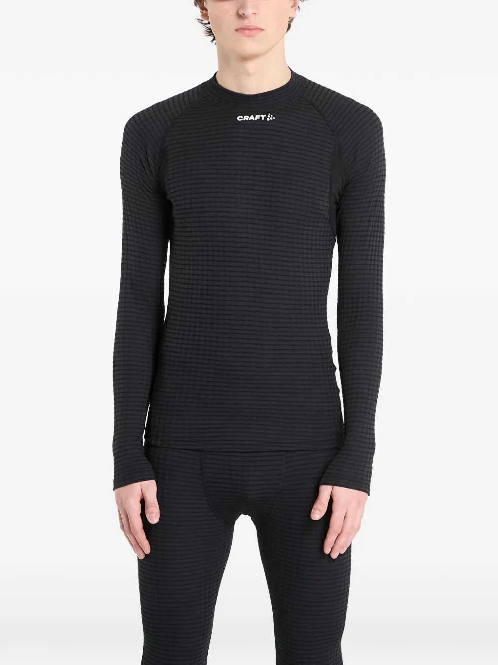 CRAFT クルーネック ロングTシャツ | ブラック | Image 1