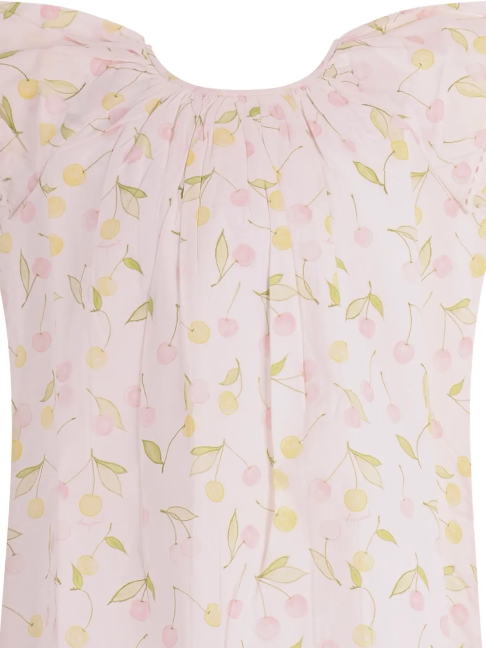 Cherry-Print Mini Dress