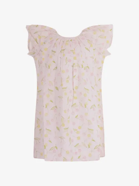 Bonpoint vestido corto con cerezas estampadas