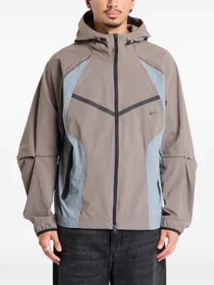 District Vision x Massimo Osti Logo Hooded Jacket | Grey | FARFETCH JO
