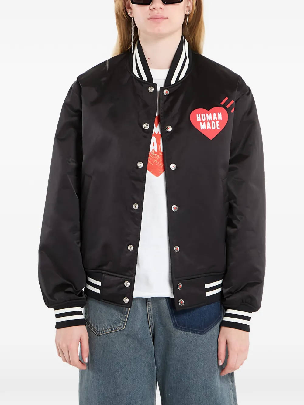  Human Made Heart-detail Jacket - Black 
