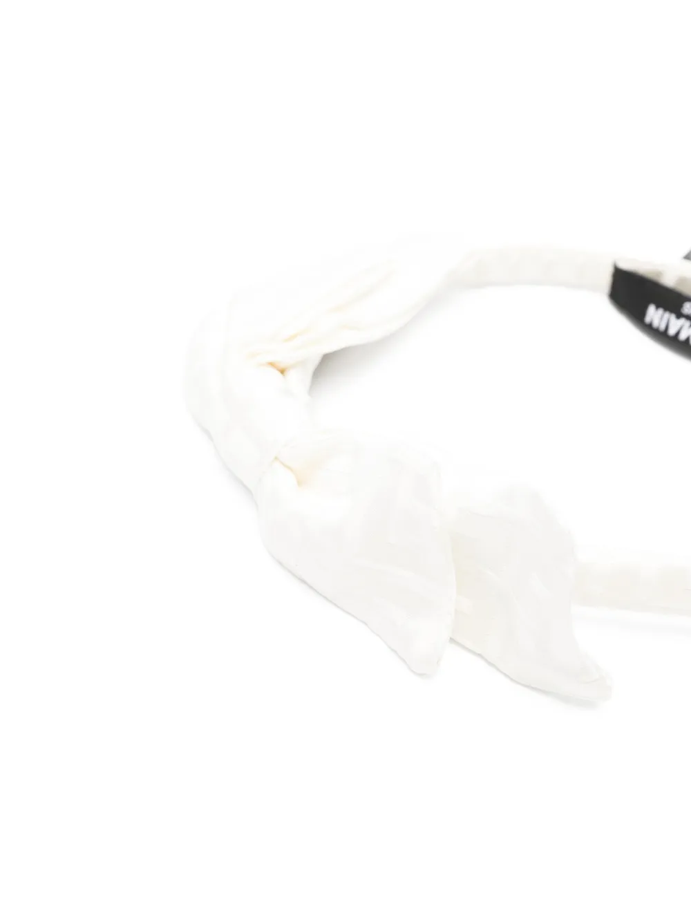 Balmain Kids Bow-detail Headband - White 