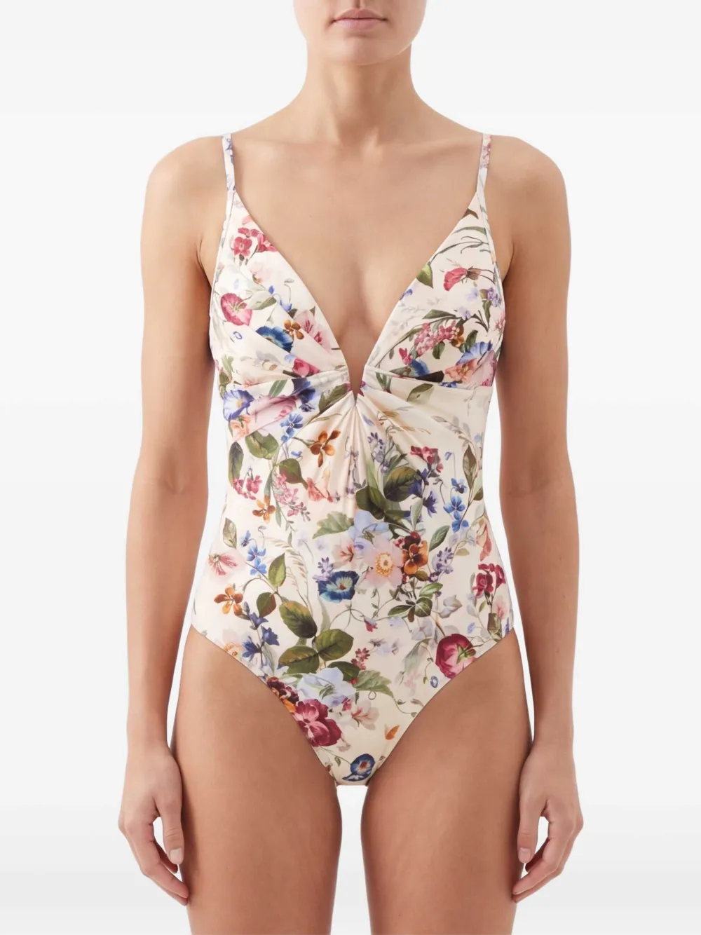 ZIMMERMANN Badpak met bloemenprint Beige