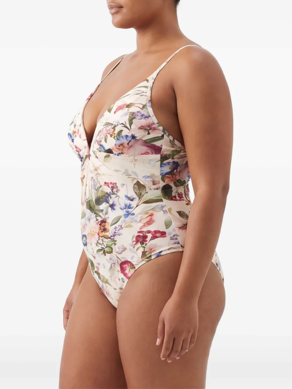 ZIMMERMANN Badpak met bloemenprint Beige
