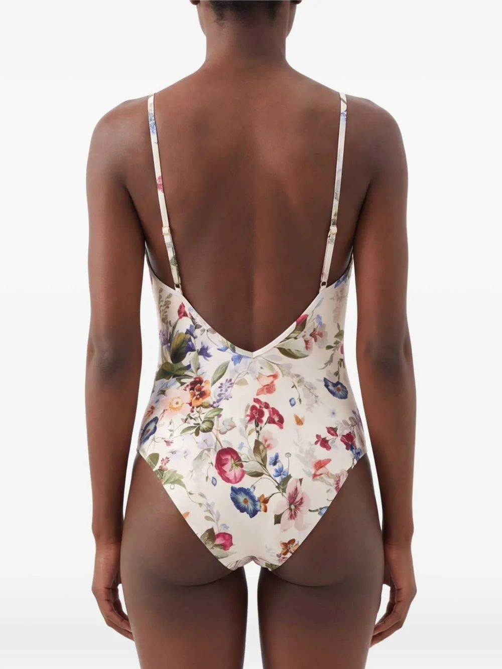 ZIMMERMANN Badpak met bloemenprint Beige