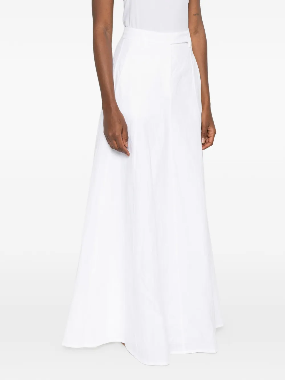  Brunello Cucinelli Flared Maxi Skirt - White 