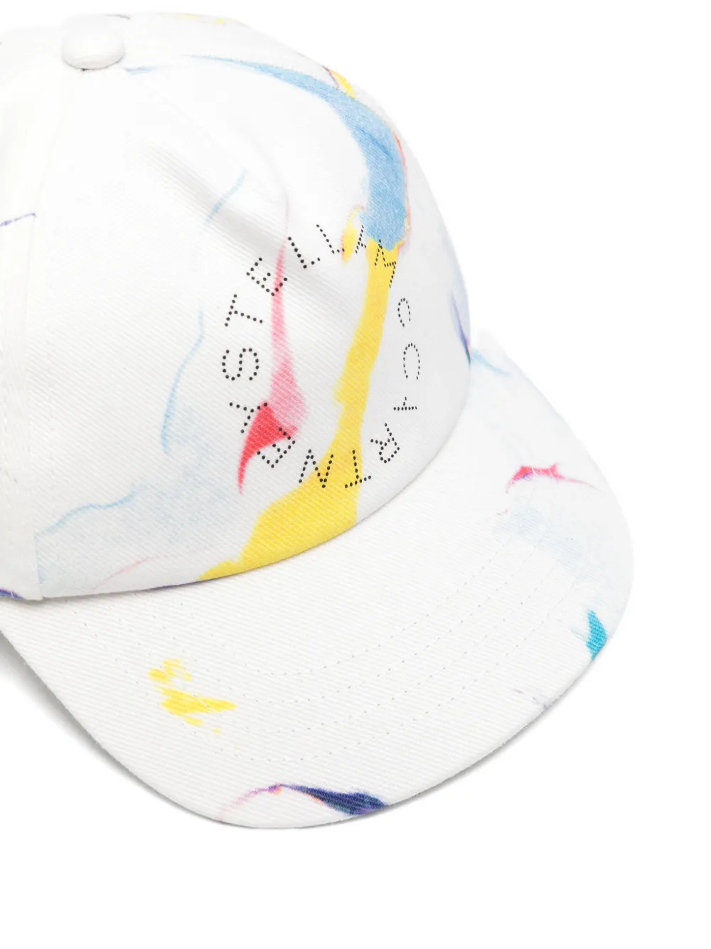 Stella McCartney Kids Honkbalpet met print Wit