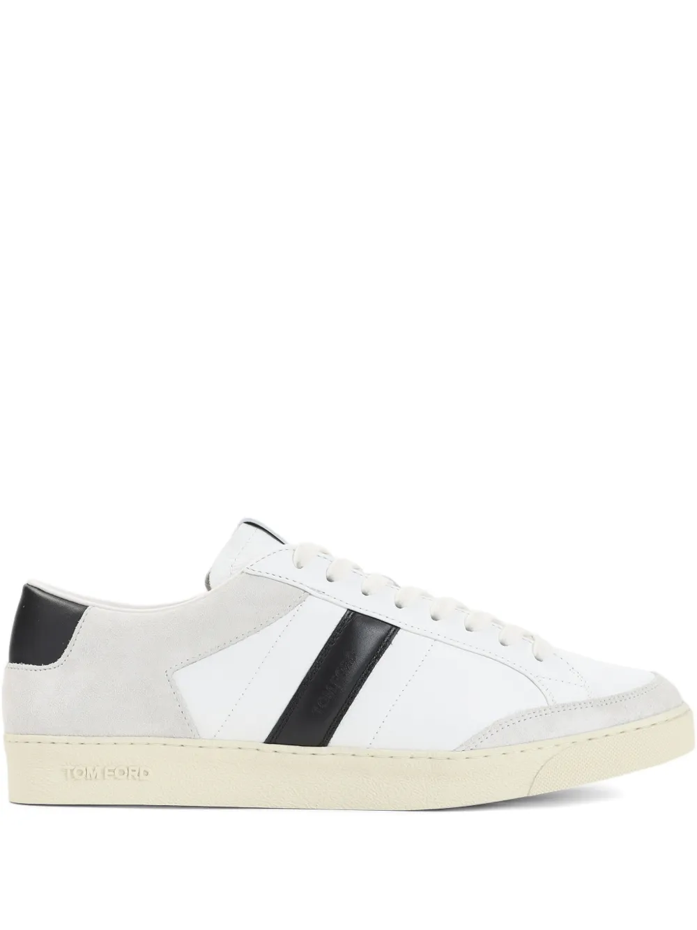TOM FORD stripe panel sneakers | White | Image 1