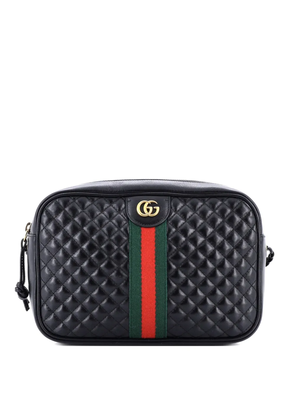 Gucci Pre-Owned Trapuntata Camera Bag Quilted Leather Small crossbody bag - Nero