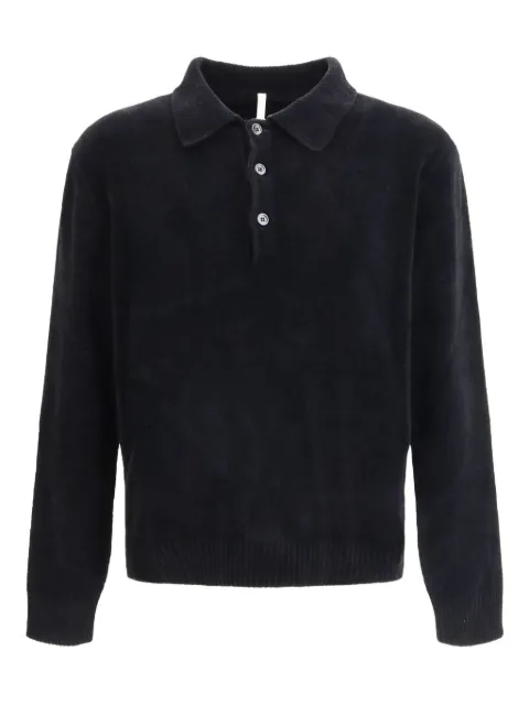 Sunflower chenille button polo shirt