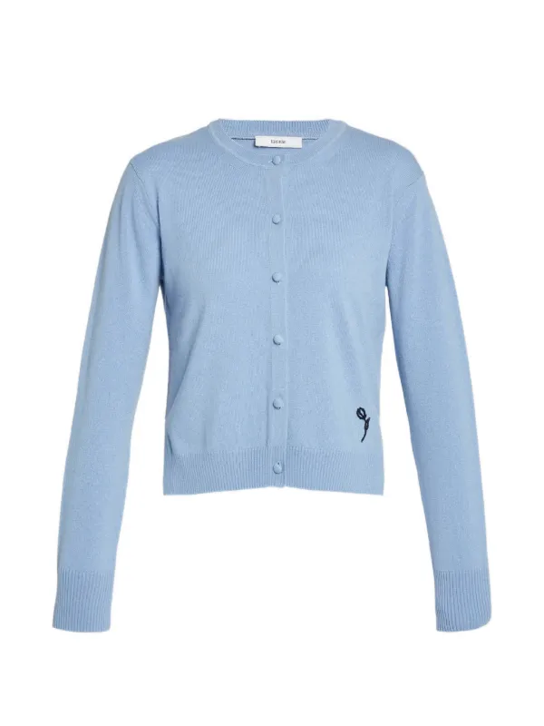 Erdem Cashmere Cardigan in Blue