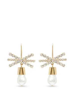 Miu Miu リボン ピアス | ゴールドトーン | FARFETCH JP
