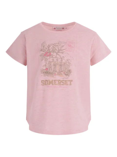 Bonpoint playera con estampado gráfico