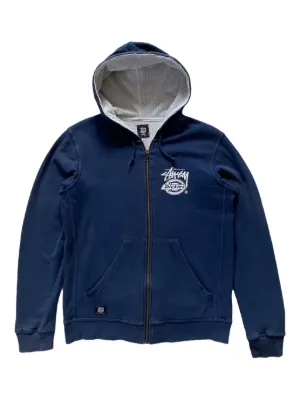 Palace ジップパーカー ネイビー Palace Triple Stitch Zip Hood Pigment Navy Men's - FW24 - US