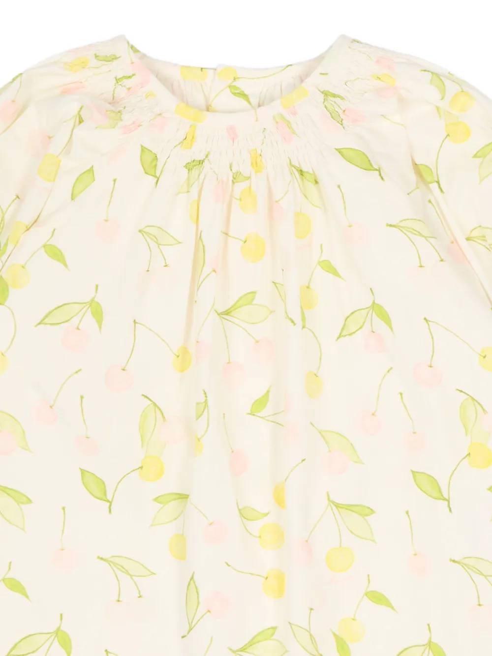 Bonpoint Luce katoenen jurk met print Wit