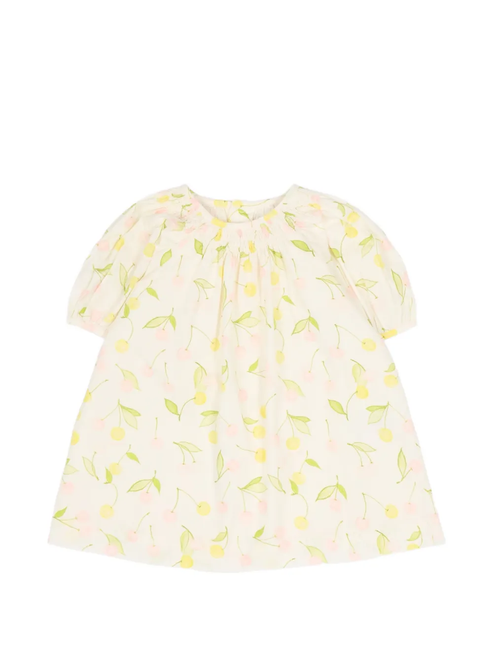 Bonpoint Luce printed cotton dress - Weiß