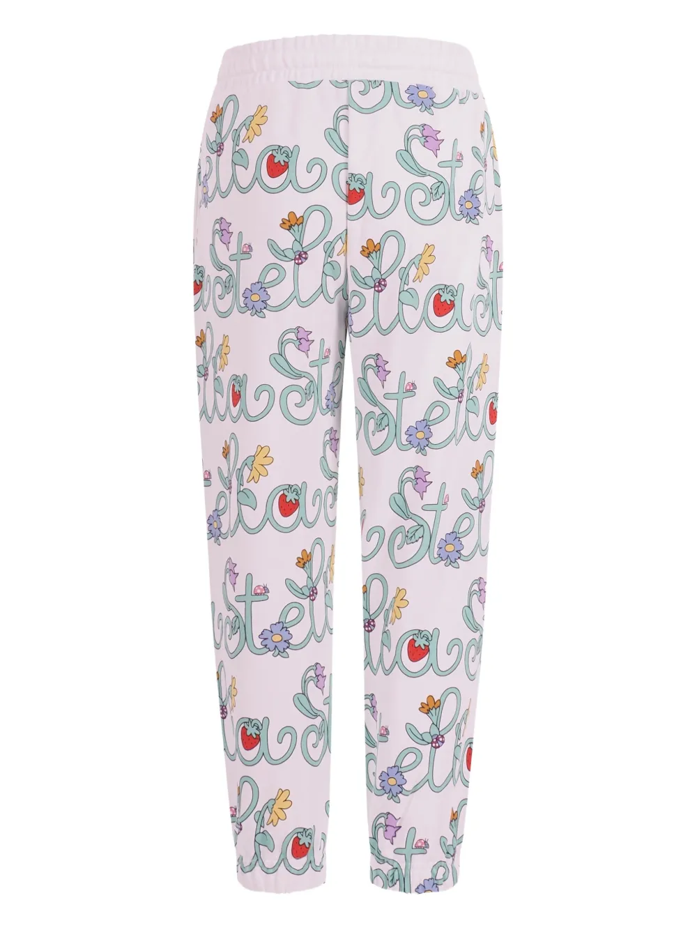 Stella McCartney Kids Trainingsbroek met Stella Vine-print Wit