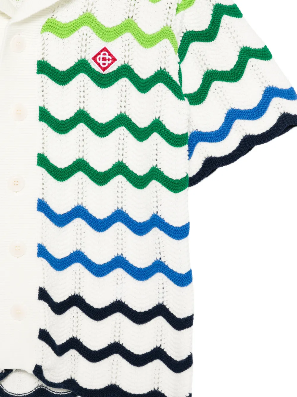 Casablanca Gradient-wave Shirt In Multi