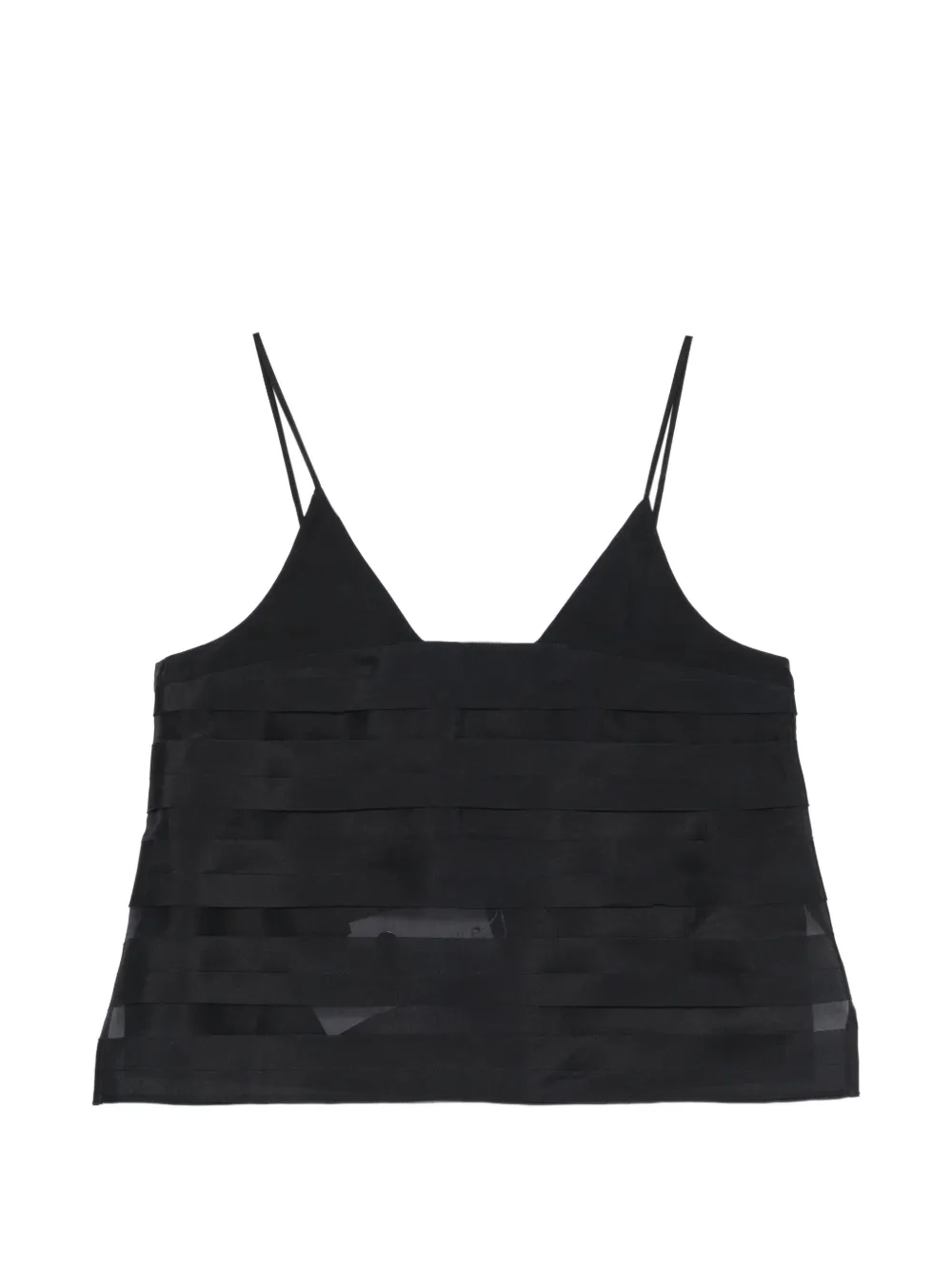 Christian Wijnants Blusa a righe - Nero